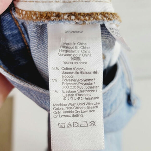 MADEWELL THE PERFECT VINTAGE STRAIGHT JEAN, SZ 30 - Picture 10 of 14